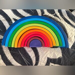 Authentic Grimms Wooden Rainbow Stacker